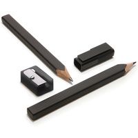 Набір Moleskine Black Pencil Set 2 олівці та точило чорний EW1PSA
