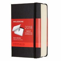 Щоденник настільний Moleskine 2018 маленький чорний DHB12CR2Y18