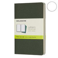 3 блокноти Moleskine Cahier маленьких зелених CH013K15