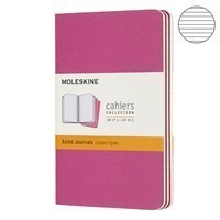 3 блокноти Moleskine Cahier маленьких рожевих CH011D17