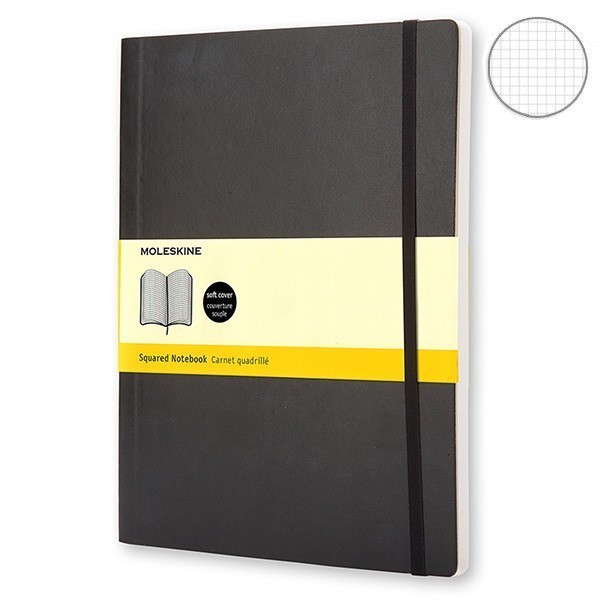 Блокнот Moleskine Classic великий чорний 9788883707247
