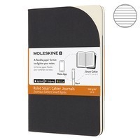 2 блокноти Moleskine Paper Tablet Cahier маленьких чорних PTNLCH21BK