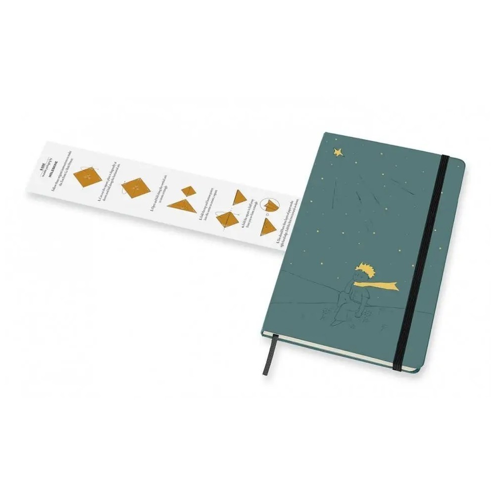 Блокнот Moleskine Le Petit Prince середній зелений 8056420857290
