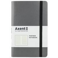 Фото Книга записна Axent Partner Soft A5 125x195 мм 96 листів срібляста