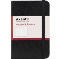 Книга записна Axent Partner A6 95x140 мм 96 листів чорна