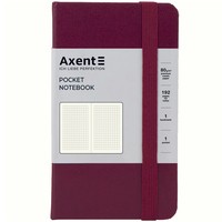 Записна книга Axent Partner 95х140 бордова 8301-46 - A