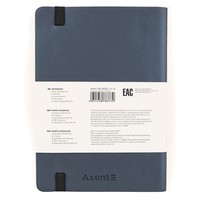 Записна книга Axent Partner Soft 125х195 сріблясто-синя 8310-14 - A