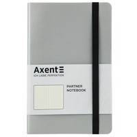 Записна книга Axent Partner Soft 125х195 срібляста 8312-34 - A