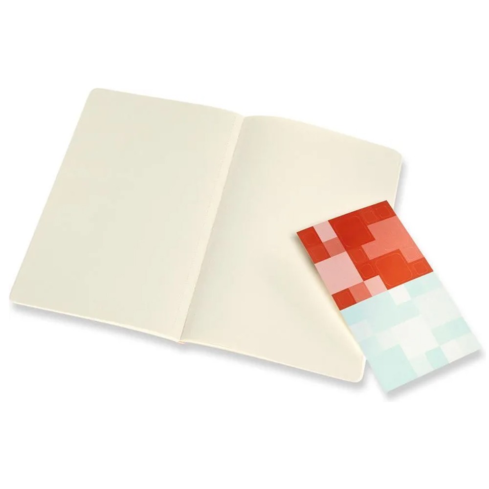 Записник Moleskine Volant середній лінія корал і аква 8058647620534