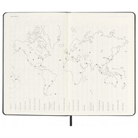 Щотижневик Moleskine 2023 середній чорний 8056420859683
