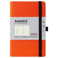 Тижневик Axent 2023 Partner Soft помаранчевий 125х195 8506-23-12-A