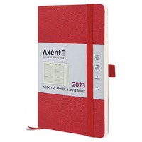 Тижневик Axent 2023 Partner Soft Skin червоний 125х195 8509-23-06-A
