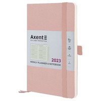 Тижневик Axent 2023 Partner Soft Skin пудровий 125х195 8509-23-24-A