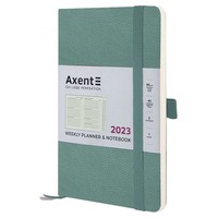 Тижневик Axent 2023 Partner Soft Skin сіро-лазурний 125х195 8509-23-48-A