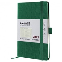Тижневик Axent 2023 Partner Soft Fabric темно-зелений 125х195 8514-23-23-A