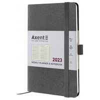 Тижневик Axent 2023 Partner Soft Fabric сірий 125х195 8514-23-03-A
