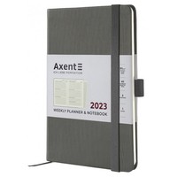 Тижневик Axent 2023 Partner Lines сірий 125х195 8515-23-03-A