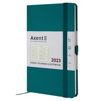 Тижневик Axent 2023 Partner Strong малахітовий 125х195 8505-23-31-A