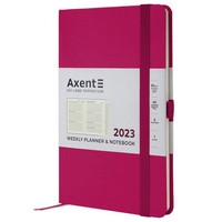 Тижневик Axent 2023 Partner Strong малиновий 125х195 8505-23-50-A