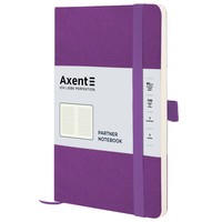 Книга записна Axent Partner Soft Skin 125x195 мм 96 листів фіолетова 8616-11-A