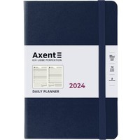 Щоденник Axent Partner Strong 2024 14.5х21 см синій 8819-24-02-A