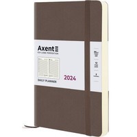 Щоденник Axent Partner Soft Diamond 145х210 мм горіховий 8818-24-56-A