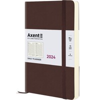 Щоденник Axent 2024 Partner Soft Diamond 145х210 мм коричневий 8818-24-19-A