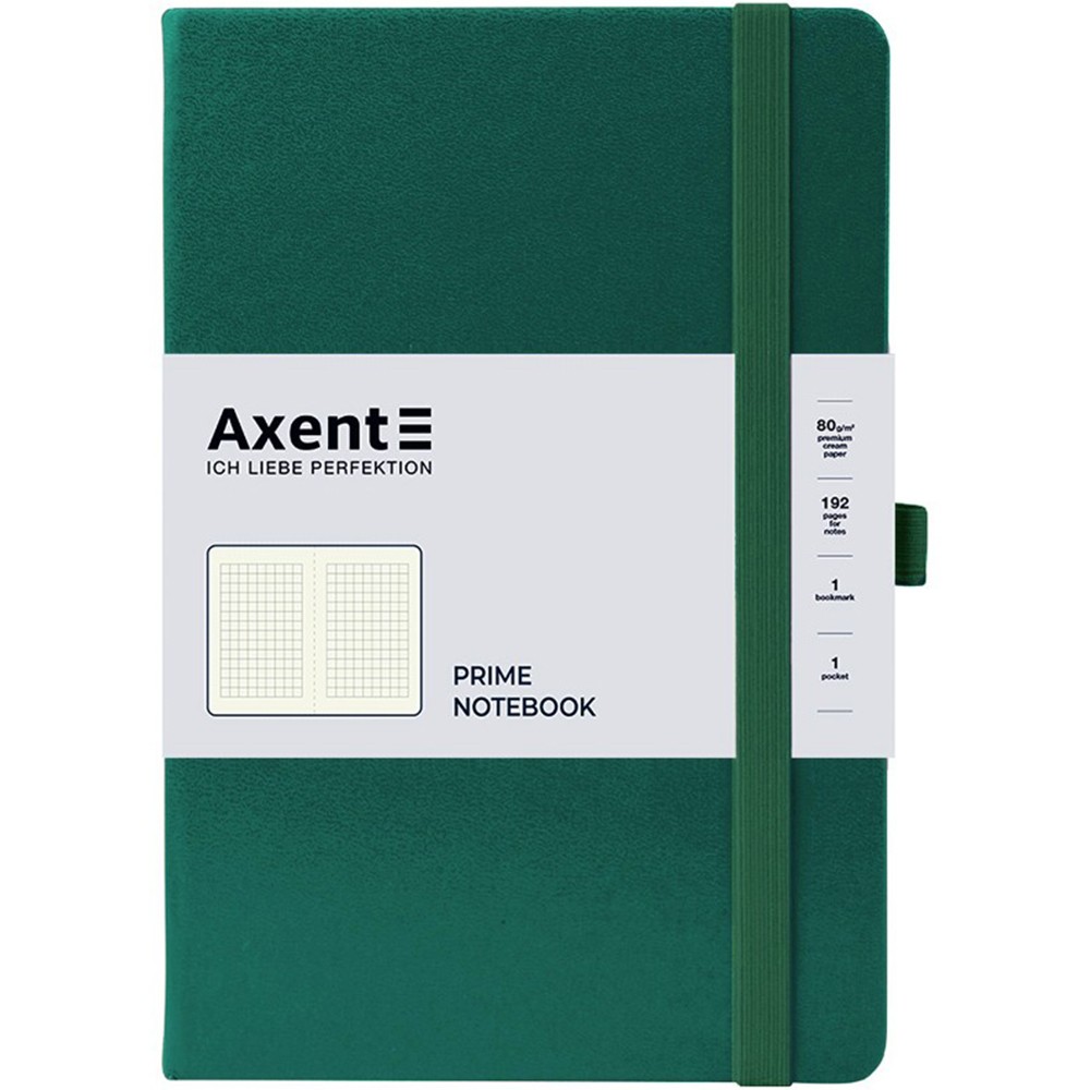 Записна книга Axent Partner Prime 145x210 мм зелений ліс 8305-61-A