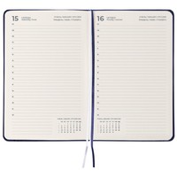 Фото Щоденник Axent 2025 Partner Lines 145x210 мм темно-синій 8815-25-02-A