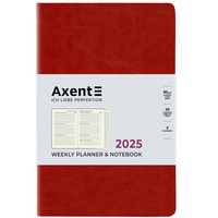 Фото Щотижневик Axent 2025 Partner City Soft 125x195 мм бордовий 8521-25-04-A