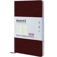Фото Щотижневик Axent 2025 Partner City Soft 125x195 мм коричневий 8521-25-05-A