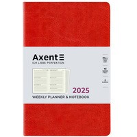Фото Щотижневик Axent 2025 Partner City Soft 125x195 мм червоний 8521-25-03-A