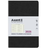 Фото Щотижневик Axent 2025 Partner City Soft 125x195 мм чорний 8521-25-01-A