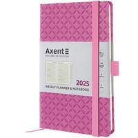 Фото Щотижневик Axent 2025 Partner Gently 125x195 мм рожевий 8522-25-03-A