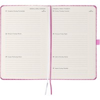 Фото Щотижневик Axent 2025 Partner Gently 125x195 мм рожевий 8522-25-03-A