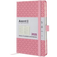 Фото Щотижневик Axent 2025 Partner Gently 125x195 мм світло-рожевий 8522-25-01-A