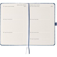 Фото Щотижневик Axent 2025 Partner Gently 125x195 мм темне море 8522-25-05-A