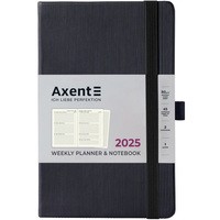 Фото Щотижневик Axent 2025 Partner Lines 125x195 мм чорний 8515-25-01-A