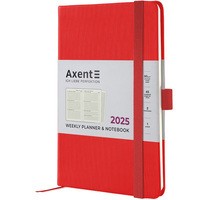 Фото Щотижневик Axent 2025 Partner Lines 125x195 мм яскраво червоний 8515-25-54-A