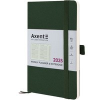 Фото Щотижневик Axent 2025 Partner Soft Skin 125x195 мм темно-зелений 8509-25-23-A