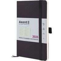 Фото Щотижневик Axent 2025 Partner Soft Skin 125x195 мм чорний 8509-25-01-A