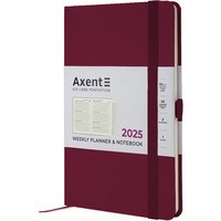 Фото Щотижневик Axent 2025 Partner Strong 125x195 мм винний 8505-25-46-A