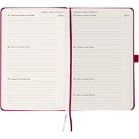 Фото Щотижневик Axent 2025 Partner Strong 125x195 мм винний 8505-25-46-A