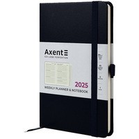 Фото Щотижневик Axent 2025 Partner Strong 125x195 мм чорний 8505-25-01-A