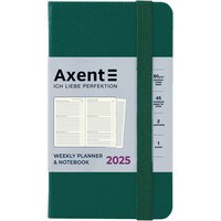 Фото Щотижневик Axent 2025 Pocket Strong 90x150 мм зелений ліс 8508-25-61-A