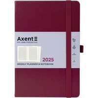 Фото Щотижневик Axent 2025 Prime Strong 145х210 мм винний 8507-25-46-A
