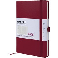 Фото Щотижневик Axent 2025 Prime Strong 145х210 мм винний 8507-25-46-A