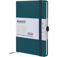Фото Щотижневик Axent 2025 Prime Strong 145х210 мм малахітовий 8507-25-31-A