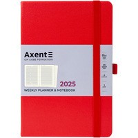 Фото Щотижневик Axent 2025 Prime Strong 145х210 мм червоний 8507-25-05-A