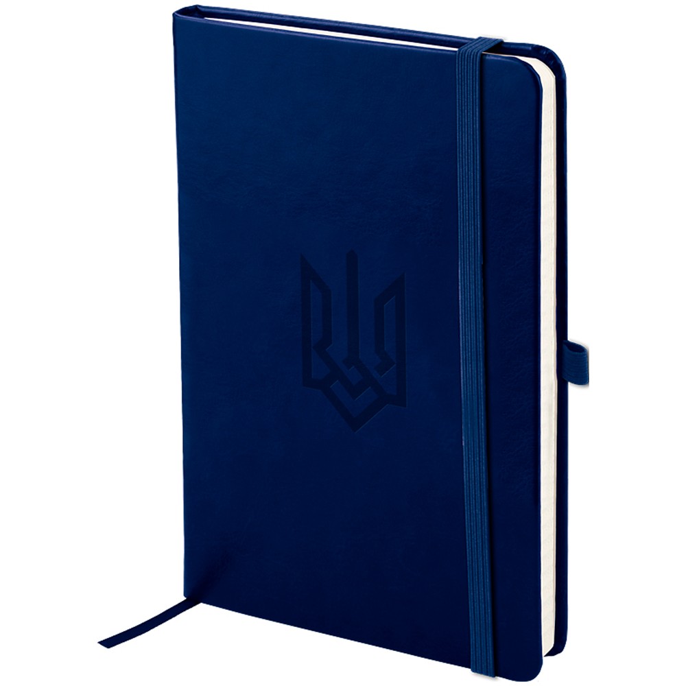 Книга записна Axent Partner Lux Герб 125x195 мм синя 8202-02-5-A